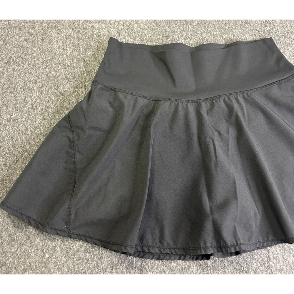 Buc-ee's Skort Skirt + Shorts Pocket Size Medium Black Tennis Pickleball Golf - Picture 6 of 12